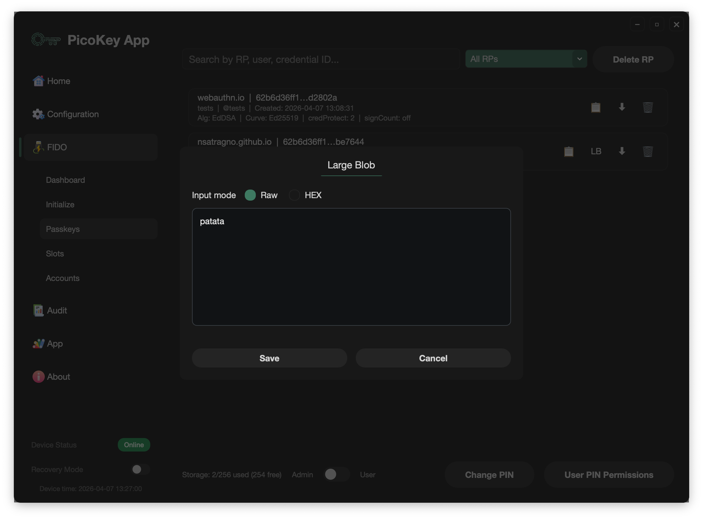 Large Blob management